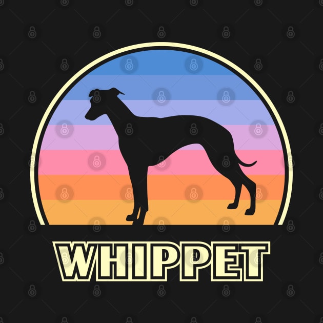 Whippet Vintage Sunset Dog by millersye