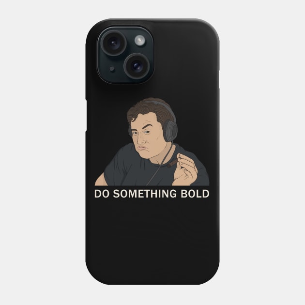 Elon Musk - Do something bold Phone Case by valentinahramov