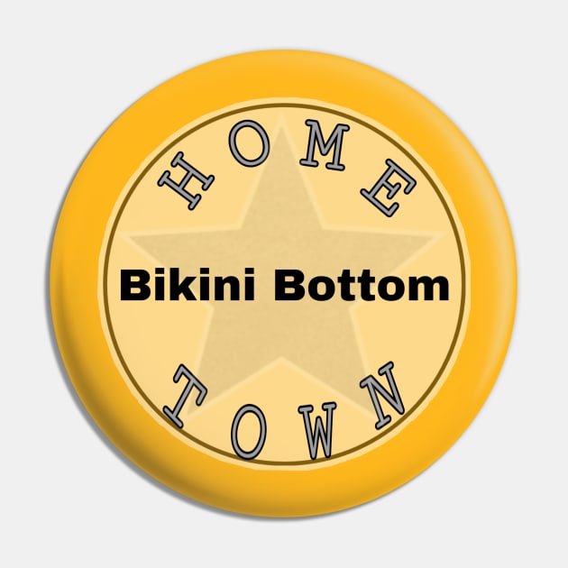 Hometown Bikini Bottom Pin by Hometown