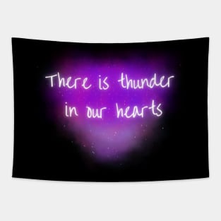 There is Thunder in Our Hearts-music lover Tapestry