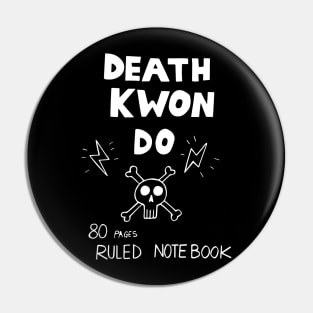 Parody Death Kwon Do White Cartoon TV Show Pin