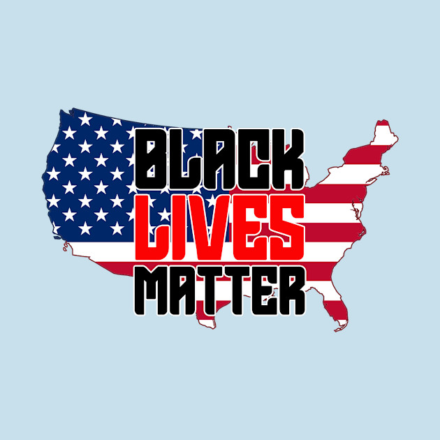 Disover Black Lives Matter, USA Flag, United States, I Can't Breathe - Black Lives Matter - T-Shirt