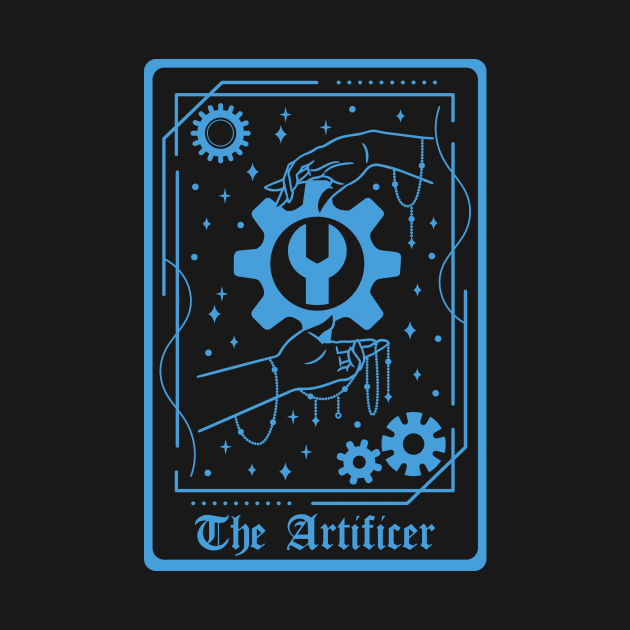 D&D Artificer Class Tarot Card by Sunburst