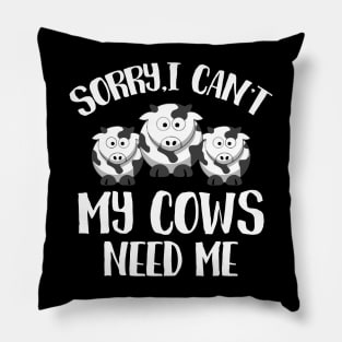 cow t-shirt Pillow