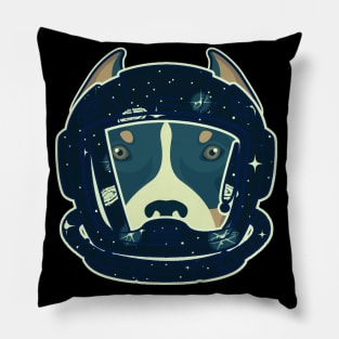 Astronaut Pitbull Pillow