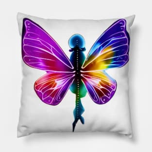 electric butterfly Pillow