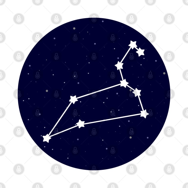 Leo Zodiac Constellation by lulubee
