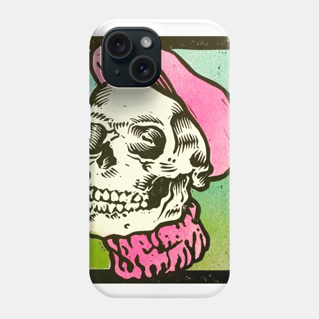draw me #1 pop art skull graffiti stencil spray paint Phone Case by charlesstat3