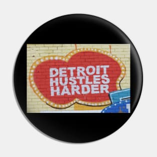 Detroit Graffiti Pin