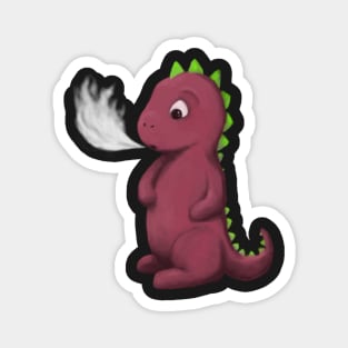 Curious Dinosaur Magnet