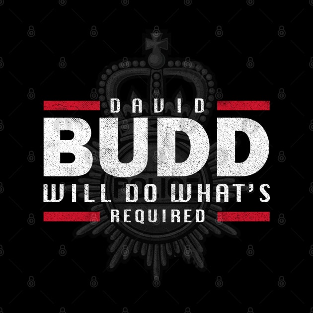 David Budd will do what's required by rahalarts