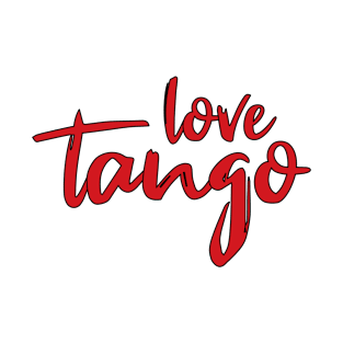 Love Tango Red by PK.digart T-Shirt