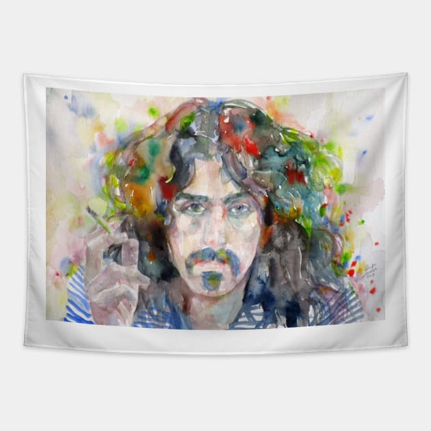 FRANK ZAPPA watercolor portrait .4 Tapestry by lautir