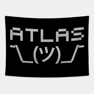 Atlas Shrugged Emoji Tapestry