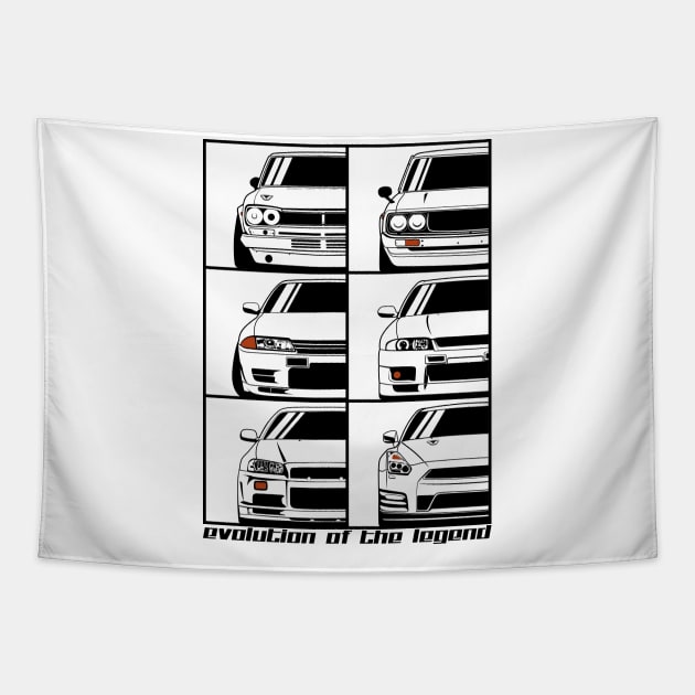 Skyline GTR generation Tapestry by Markaryan