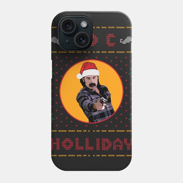 Doc Holiday XMas #2 Phone Case by LiminalSpaceDesigns