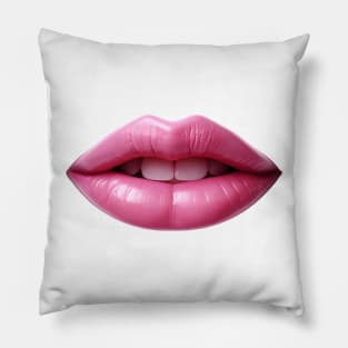 Pink Lips Pillow