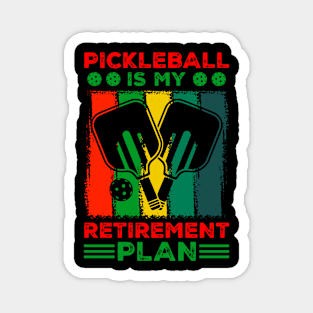 Funny Pickleball Grandpa Gift Magnet