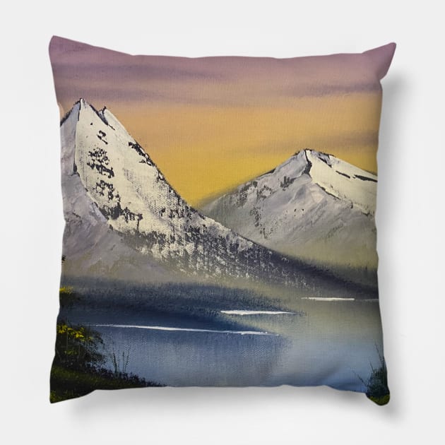 Pastel Sunrise Pillow by J&S mason