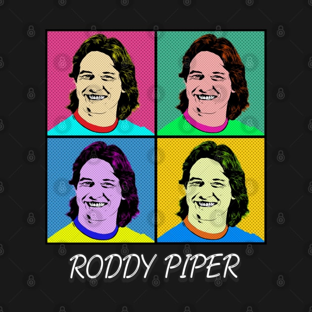 roddy piper 80s Pop Art Style by ArtGaul