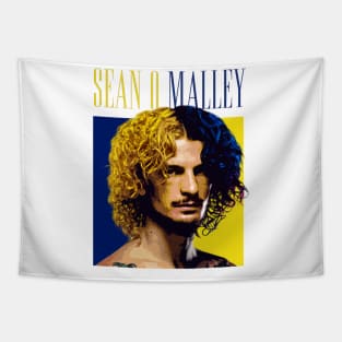 sean omalley yellow blue Tapestry