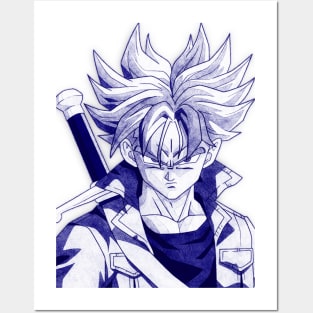 Future Trunks Super Saiyan Poster for Sale by bielmegamiart