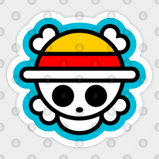 Cutest One Piece Logo One Piece Aufkleber Teepublic De