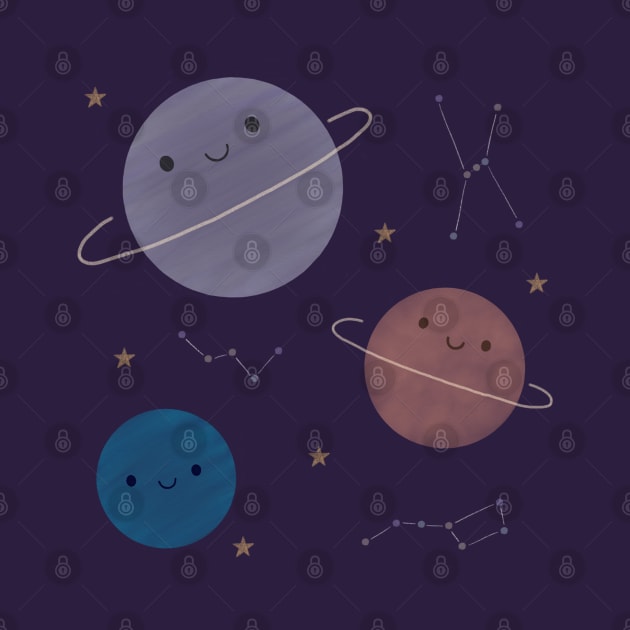 Kawaii Outer Space by marcelinesmith