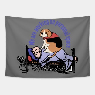 Funny Personal Space T-Shirt Tapestry