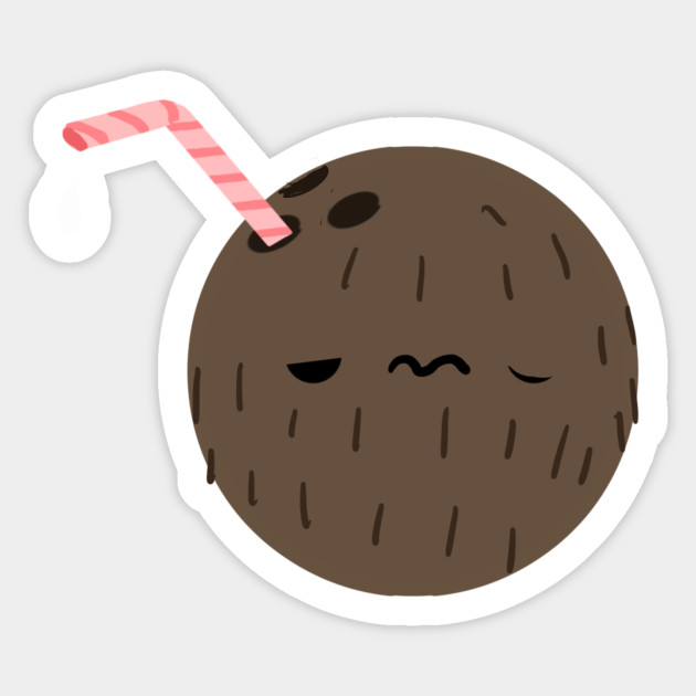 Drained Coconut Food Joke Sticker Teepublic 12 player public game completed on may 15th, 2019 188 1 19 hrs. teepublic