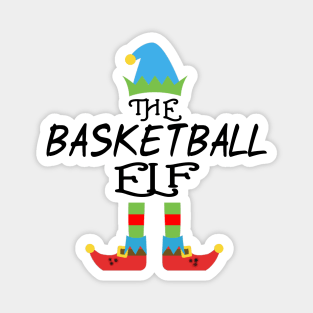 The Basketball Elf Matching Family Group Christmas Party SANTA Magnet