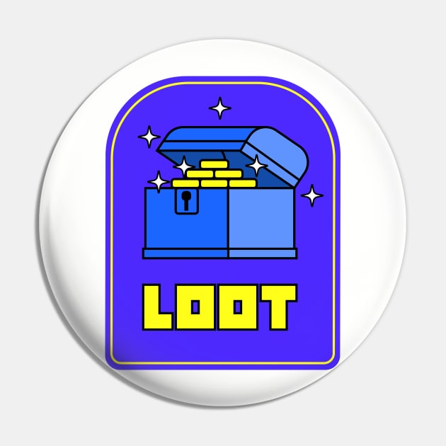 Loot treasure Video games Retro gaming Pin by Tanguy44