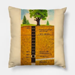 The Oak Island Money Pit Pillow