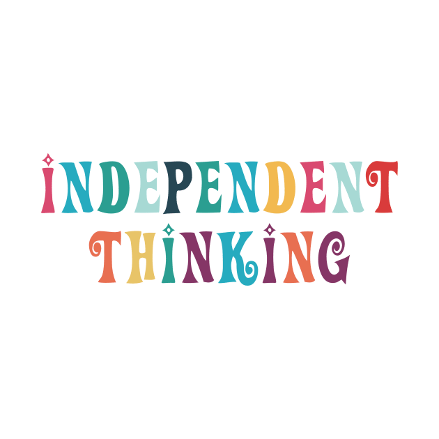 Independent Thinking motivational saying slogan by star trek fanart and more