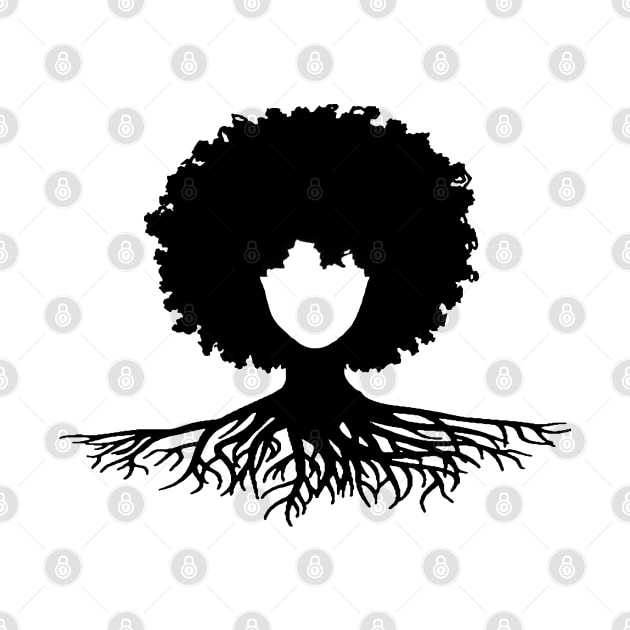 Afro hair tree by Aish shop