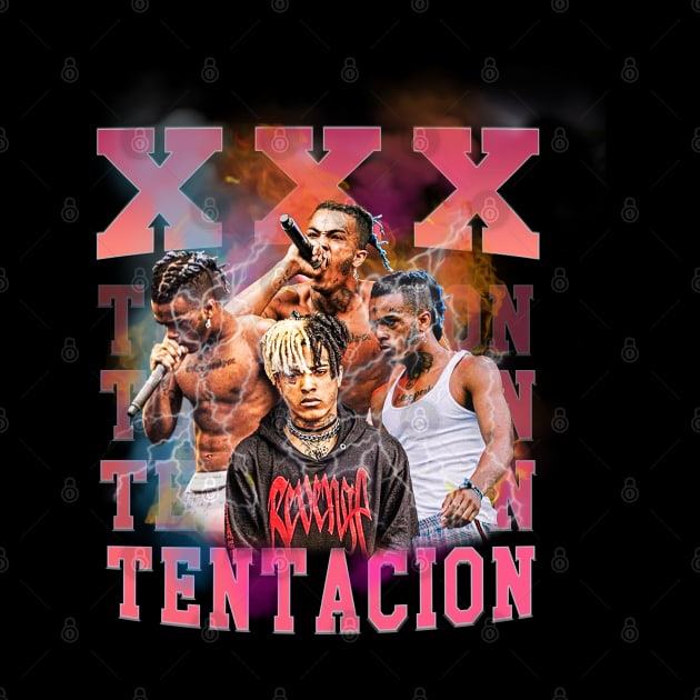 XXX tentation bootleg hip hop t shirt design by Sltees