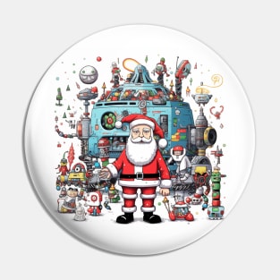 Santa Claus & Cyberpunk 6 Pin