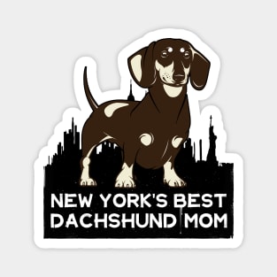 New York's Best Dachshund Mom Magnet