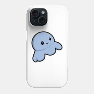 Light Blue Octopus Phone Case