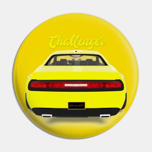 Challenger Drift Yellow Back Pin