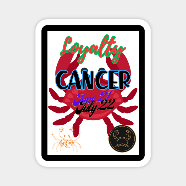 Astrology signs cancer cancer symbols Magnet by TopSea