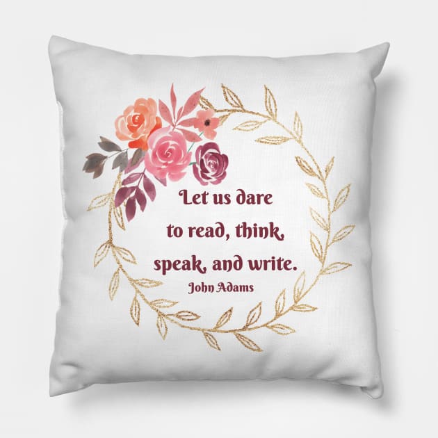 Let Us Dare v.3 Pillow by Aeriskate