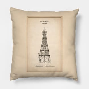 Ship Shoal Lighthouse - Louisiana - SD Pillow