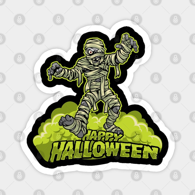 Holloween Mummy Magnet by BullBee