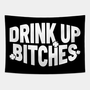 Drink Up Bitches - Groovy Style Tapestry