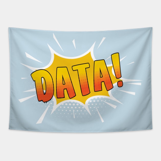 Data Pow Funny Data Analytics Data Engineering for a Data Scientist Tapestry by TeeTypo