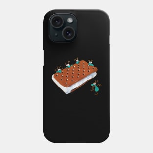 Cute ice cream biscuit Phone Case