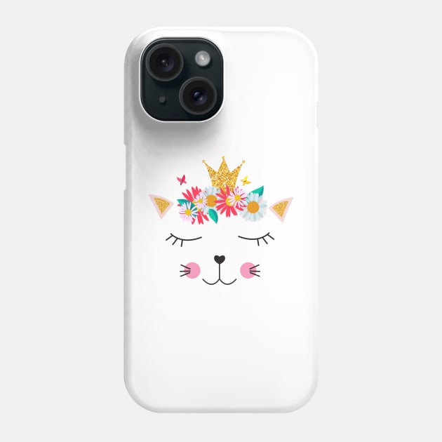 Princess Kitty Phone Case by CatMarceline