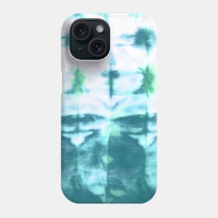 Teal Shibori Stripes Phone Case