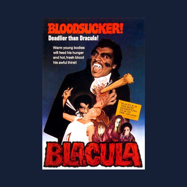 Classic Horror Movie Poster - Blacula by Starbase79